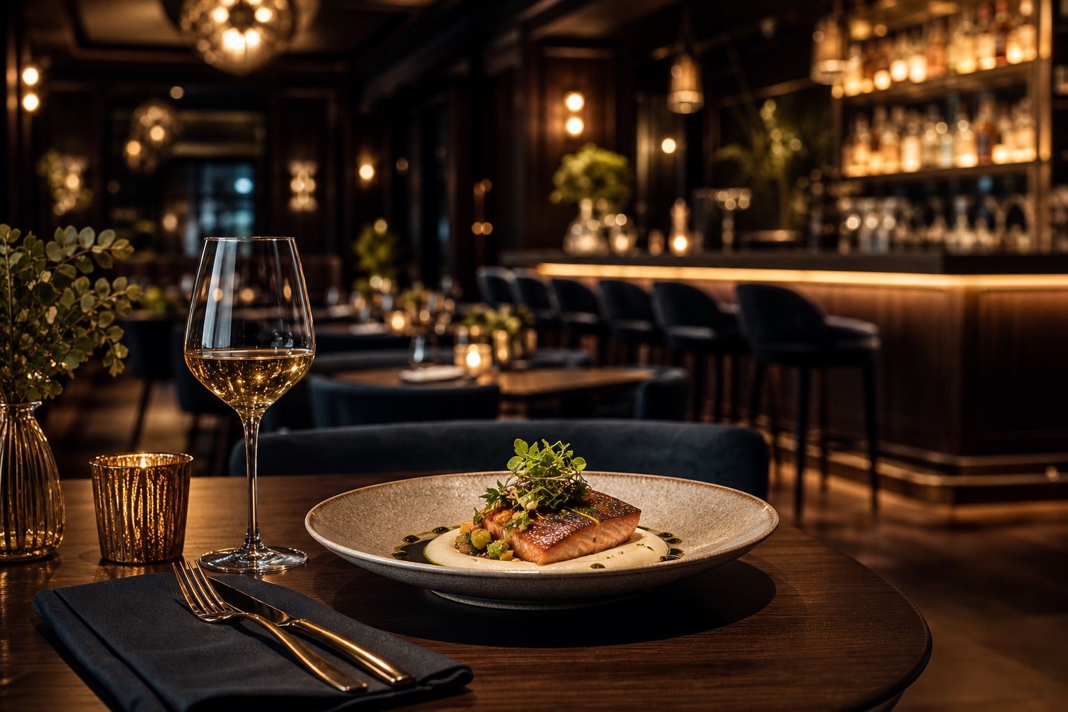 Ember Restaurant concept website preview